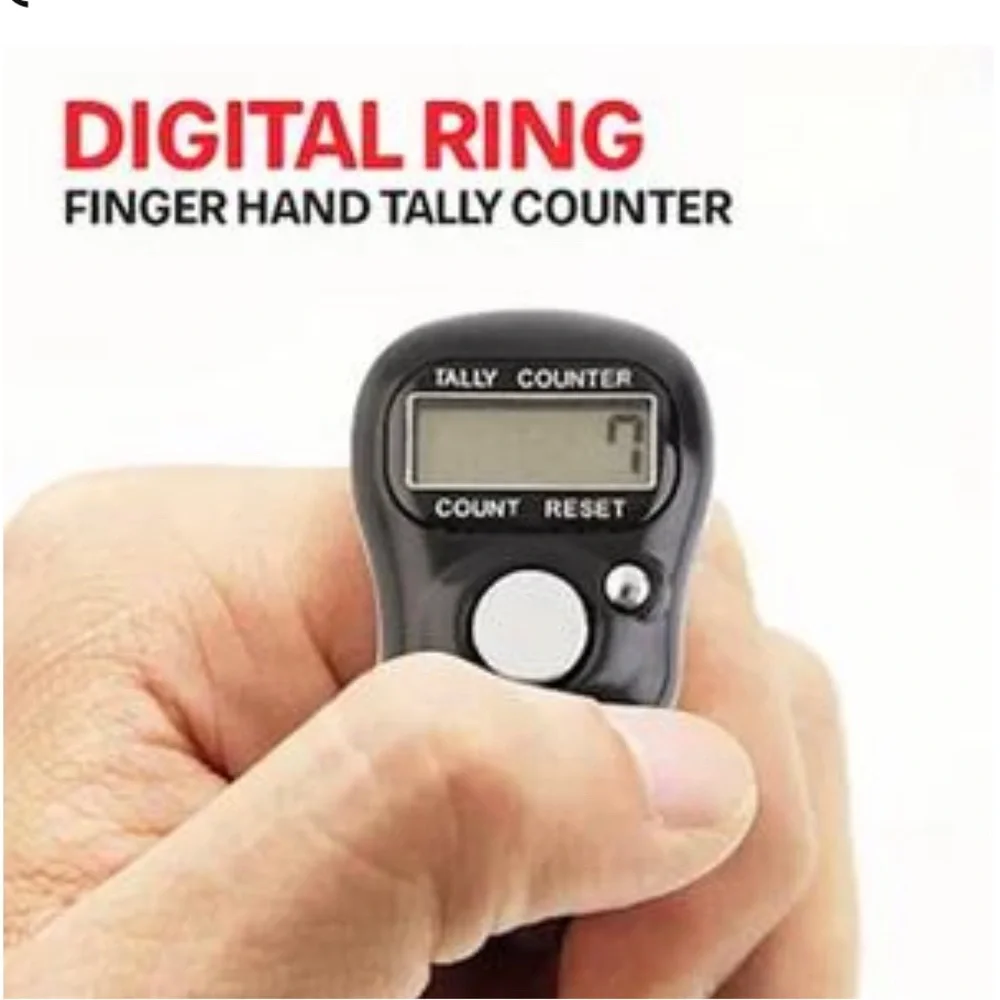 Electronic Finger Counter(3 Pack)5 Digit LCD Digital Display Tally Counter.